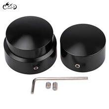 Motorcycle Black Rear Axle Nut Cover Cap Set For Harley Touring Road Electra Street Glide Road King Dyna Softail Sportster 883 2024 - buy cheap