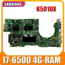 Placa base K501UX para ordenador portátil, 4G RAM, I7-6500U, GTX950M, para Asus K501UX, K501UB, K501U, K501 2024 - compra barato