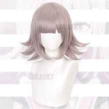 Peruca para cosplay nanami chiaki, peruca de cabelo sintético resistente ao calor para mulheres, superpendanronpa 2 para cosplay 2024 - compre barato