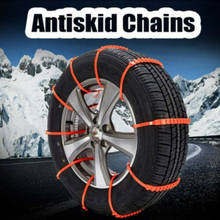 10Pcs Car Tire Anti-skid Ties Snow Chains Car Tire Wheel Anti-Slip Cable Belt Chain For  Car Rain Ice Emergency  Chains Tool 2024 - buy cheap