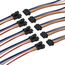 5Pairs JST SM 6Pin 6P Male Plug to Female Jack Socket Wire Cable Pigtail Connector Length 15CM 2024 - buy cheap