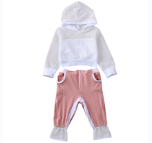 1-6Years Toddler Kids Baby Girl Tracksuit Clothes Mesh Hooded Tops Pants 2PCS Outfits 2024 - buy cheap