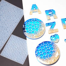 Moldes de resina estilo oceano, formas de silicone para fazer jóias, utensílios de resina epoxy uv 2024 - compre barato