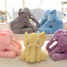 Soft Plush Elephant Doll Toy Kids Sleeping Back Cushion Cute Stuffed Elephant Baby Accompany Doll Xmas Gift 2024 - buy cheap