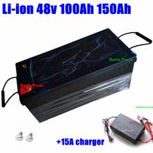 48v 150AH li-ion Lithium Replace power wall battery 48v 100Ah 5kwh 7kwh for Solar System backup RV EV inverter + 15A charger 2024 - buy cheap