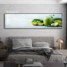 Green Food Vegetables Wall Art Pictures For Dinning Room Kitchen Wall Posters Home Decor HD Spray On Canvas Restaurant Paintings 2024 - buy cheap