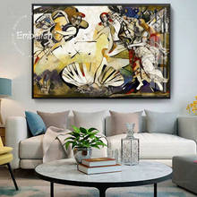 Embellecedor-escultura griega antigua, imagen de decoración moderna para el hogar, carteles artísticos de pared para sala de estar, pintura en lienzo con espray HD, 1 pieza 2024 - compra barato