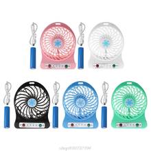 Portable Outdoor LED Light Fan Air Cooler Mini Desk USB Fan With 18650 Battery N06 20 Dropshipping 2024 - buy cheap