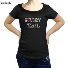 Fairy Tail Characters Logo Anime Manga Japanese Printed Cotton female T-Shirt Cool Casual pride women t shirt New sbz3034 2024 - buy cheap