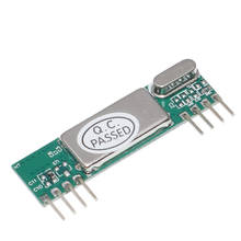 1 шт., модуль беспроводного приемника DC3V-5.5V RXB6 433 МГц RF Superheterodyne для Arduino/ARM/AVR 2024 - купить недорого