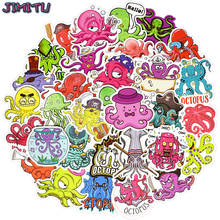 50 PCS Octopus Stickers Waterproof Cartoon Ocean Animals Sticker DIY Laptop Fridge Skateboard Guitar Car Decals Funny Kids Gifts 2024 - buy cheap