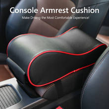 PU Leather Center Console Armrest Cushion Universal Car Outdoor Personal Car Memory Foam Lightweight Parts Decoration 2024 - buy cheap