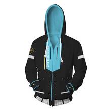 Game Arknights Cosplay protagonist Amiya Zipper hoodie Men and Women Costume Casual Jacket Uniform 2024 - buy cheap