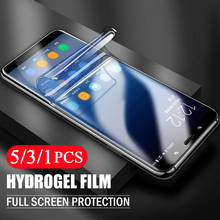 5/3/1Pcs full screen protector for samsung galaxy S20 ultra S10 S10E S9 S8 plus S7 edge lite hydrogel protective film Not Glass 2024 - compre barato