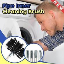 Pipe Inner Cleaning Brush Kit Flexible Rods 1 Brush Head Bendable Long Nylon Wire Chimney Brush Flexible Dryer Pipe Inner Wall C 2024 - buy cheap