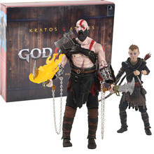 NECA God of War Kratos Atreus Ultimate экшн-фигурка Коллекционная модель игрушка подарок на день рождения для детей 2 упаковки 2024 - купить недорого