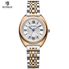 RUIMAS Business Watches Women Luxury Quartz Wristwatch Ladies Top Brand Waterproof Watch Relogios Femininos Steel Band Clock 593 2024 - buy cheap