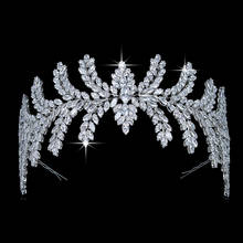 Corona HADIYANA romántica para mujer, accesorios para el cabello de boda, Circonia cúbica brillante, joyería de lujo, corona de princesa BC5535, Diadema 2024 - compra barato