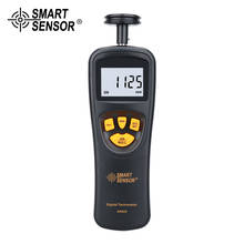 Inteligente Sensor Digital Tacômetro de Contato Tach Velocímetro Tacômetro medidor medidor de RPM Do Motor 0.5 ~ 19999RPM AR925 display LCD 2024 - compre barato