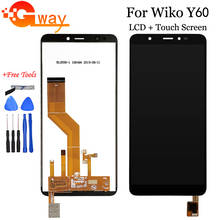 Para wiko y60 W-K510 display lcd com tela de toque digitador assembléia peças substituição lcd para wiko y61 W-K560 tela lcd 2024 - compre barato