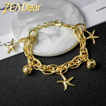 ZEADear Jewelry Fashion African Ball Star Charm Bracelets For Women Hand Chains Link Chain High Quality For Engagement Gift 2024 - buy cheap