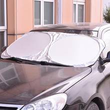 Солнцезащитный козырек для лобового стекла автомобиля, складной, защита от ультрафиолета 2024 - купить недорого