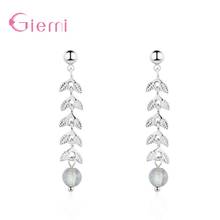 Hot Sale New Fashion Trendy Wheat Ears Crystal Paved Drop Earrings For Women Girls Wife Party Wedding Decoration Jewelry 2024 - buy cheap