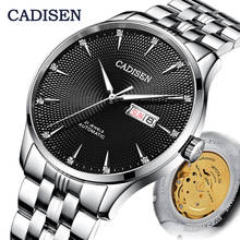 CADISEN Automatic Mechanical Watch Men Top Luxury Brand MIYOTA 8205 Luminous Business Wrist watches Male Clock Relogio Masculino 2024 - buy cheap