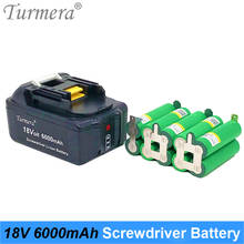 Turmera 18V 6000mAh Screwdriver Battery US 18650VTC6 3000mAh 30A Reachargeable Lithium Battery Cell with 5S BMS for Power Tool 2024 - buy cheap