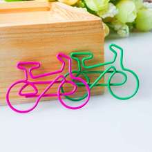 10pcs Bicycle Paper Clip Paper Clip Cute Bookmark Paper Clip Custom Paper Clip Office Clip 2024 - buy cheap