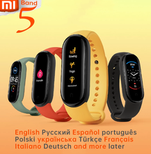 Original Xiaomi Mi Band 5 Smart Bracelet Color 1.1'' AMOLED Screen Smart band 5 Heart Rate Fitness Tracker Bluetooth Waterproof 2024 - buy cheap