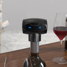 Электрический консерватор для вина, портативный автоматический колпачок для бутылки красного вина, вакуумный насос, пробка со светильник кой, кухонные инструменты, аксессуары для бара 2024 - купить недорого