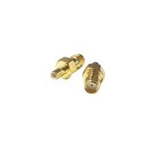 1 pc NEW SMA Jack Fêmea para Plugue Macho SMB RF Coax Modem Conversor Conector Goldplated Reta atacado