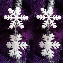 Snowflake frozen party Christmas Decorations New Year Home Christmas tree Ornaments Snowflake string Wedding Party Decoration 2024 - buy cheap