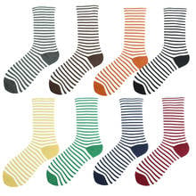 Warm Simple Striped Long Socks Fashion Heap Heap Socks Women Korean Style Harajuku Calcetines Mujer Skarpetki Sokken Skarpety 2024 - buy cheap