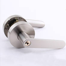 European Solid Door Lever Locks Interior Security Entry/Passage/Privacy Door Locks Door Handles 4 Colors 2024 - buy cheap