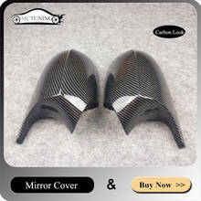 Glossy Car Mirror Covers For X3 X4 X5 X6 G01 G02 G03 G04 G05 E70 E71 G30 F48 E90 E91 E82 Side Wing Rearview Mirror Cover Cap 2024 - buy cheap