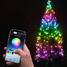 2-20m Christmas Tree Decoration Lights Smart Bluetooth LED xmas String Lights App Remote Control Lights Christmas decor for home 2024 - buy cheap