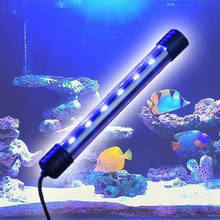 Аквариумный светодиодный светильник для аквариума, ПОГРУЖНОЙ водонепроницаемый светильник с европейской вилкой AXYC 2024 - купить недорого