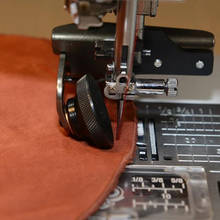 Прижимная лапка для кожаных роликов для промышленной швейной машины для ламинированных тканей, пены, резины, нейлона, пластика, кожи JW 2024 - купить недорого