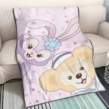 Disney Duffy StellaLou Flannel Blanket Throw Bedroom Sofa Cartoon Blanket High Quality Comfortable Bed Cover Girls Baby Kid Gift 2024 - buy cheap