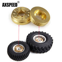 AXSPEED 2Pcs Brass Internal Counterweight 70g for Axial SCX10 90046 D90 Traxxas TRX4 1/10 RC Model Car 1.9inch Wheels Rims 2024 - buy cheap