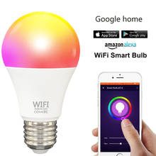 Smart Wifi Bulb Dimming Light Bulb 9W RGBCW Smart Light Bulb Voice Control Work With Alexa Google Home In Stock 2024 - buy cheap