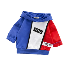 New Spring Autumn Fashion Baby Clothes Infant Letter Blouse Kids Hoodies Tops Boys Girls Cotton Leisure Hooded Sweatshirts 2024 - buy cheap