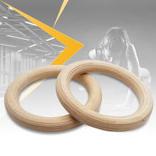 Деревянный кольцо для гимнастики 32/28 мм «сделай сам» для дома Фитнес Олимпийских Фитнес кольцо, подходит для мышц упражнения гимнастика Фитнес оборудование 2024 - купить недорого