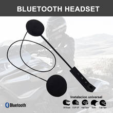 Headset de capacete de motocicleta, fone de ouvido anti-interferência bluetooth, sem fio, carregamento usb, acessórios de fones de ouvido 2024 - compre barato