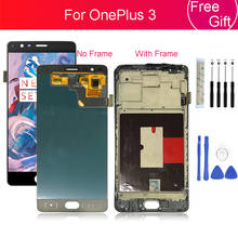 Pantalla LCD para Oneplus 3, montaje de digitalizador con pantalla táctil para Oneplus 3T LCD 1 + 3 A3010 A3000, piezas de repuesto 2024 - compra barato