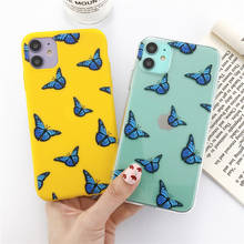 Ottwn Cute Butterfly Phone Case For iPhone 11 Pro Max X XR XS Max 7 8 6 6s Plus 5s SE 2020 Colorful Soft TPU Silicone Back Cover 2024 - buy cheap