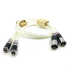 Межблочный кабель Hi-Fi усилитель CD 2RCA к 2XLR, Hi-end Rca Male к Xlr Male Audio Cable Nordost Odin 2024 - купить недорого