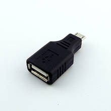 1 шт. F/M USB 2,0 Женский выпуклый кабель микро-usb B «папа» 5-контактный штекер OTG адаптер конвертер 2024 - купить недорого